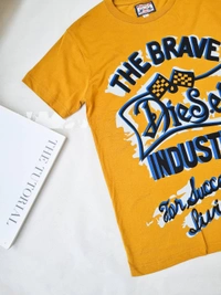 Diesel Tee Shirt - Mustard , S