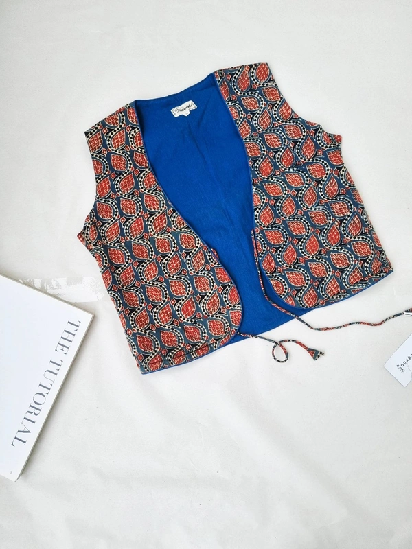 Ethnic Overcoat - Blue, M