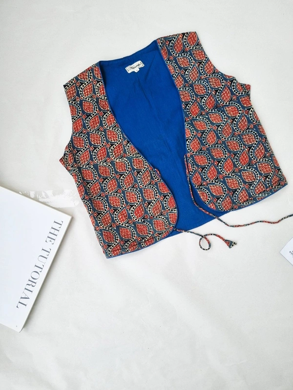 Ethnic Overcoat - Blue, M