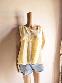 Flared Top - Yellow , M