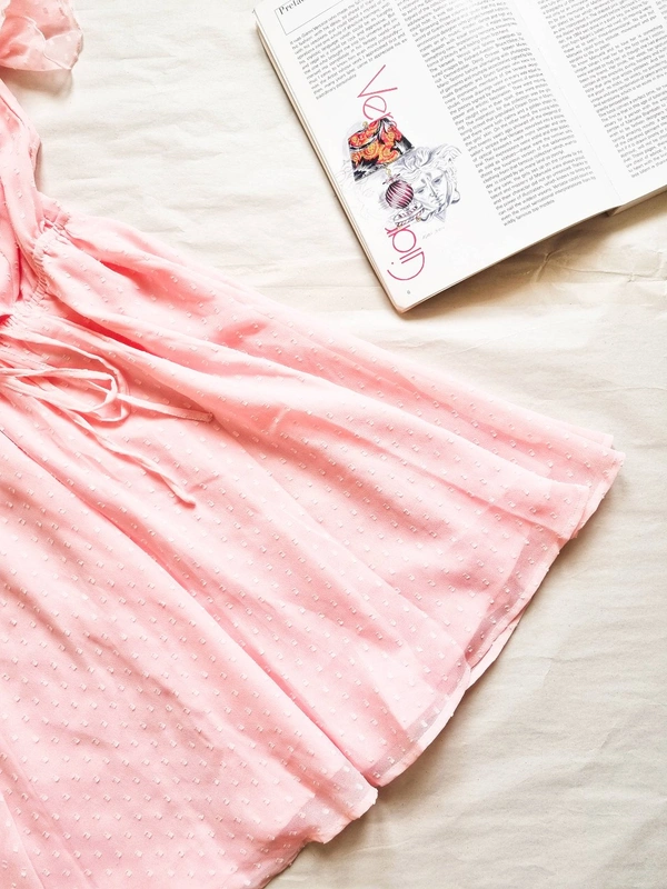 Berrylush Crepe Mini Dress  - Pink, M