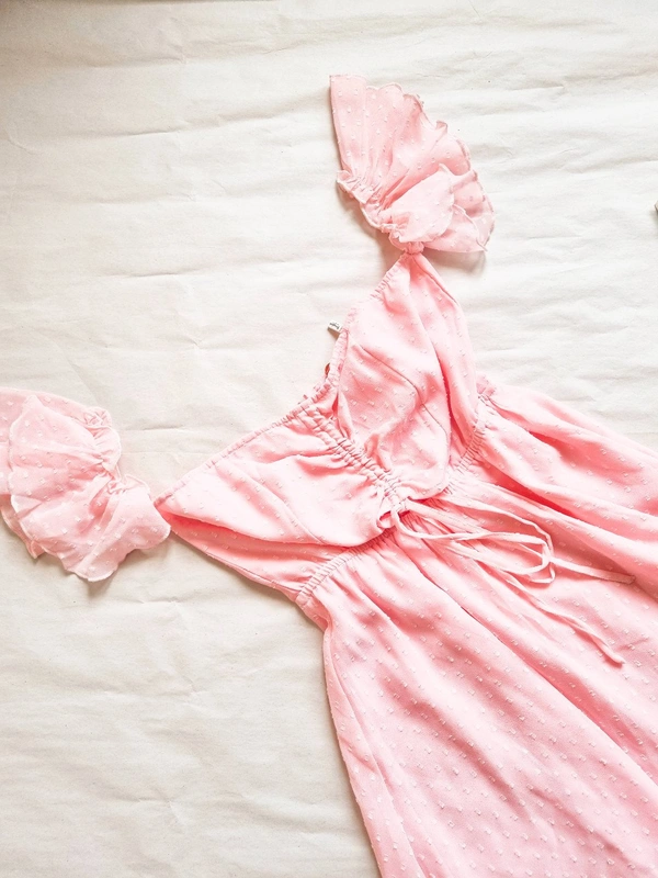 Berrylush Crepe Mini Dress  - Pink, M