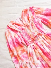 Smocked Dress - S, Pink