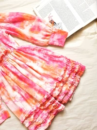 Smocked Dress - S, Pink