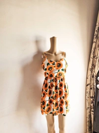 Berrylush  Sunflower Dress - Multicolour , S