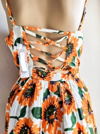 Berrylush  Sunflower Dress - Multicolour , S