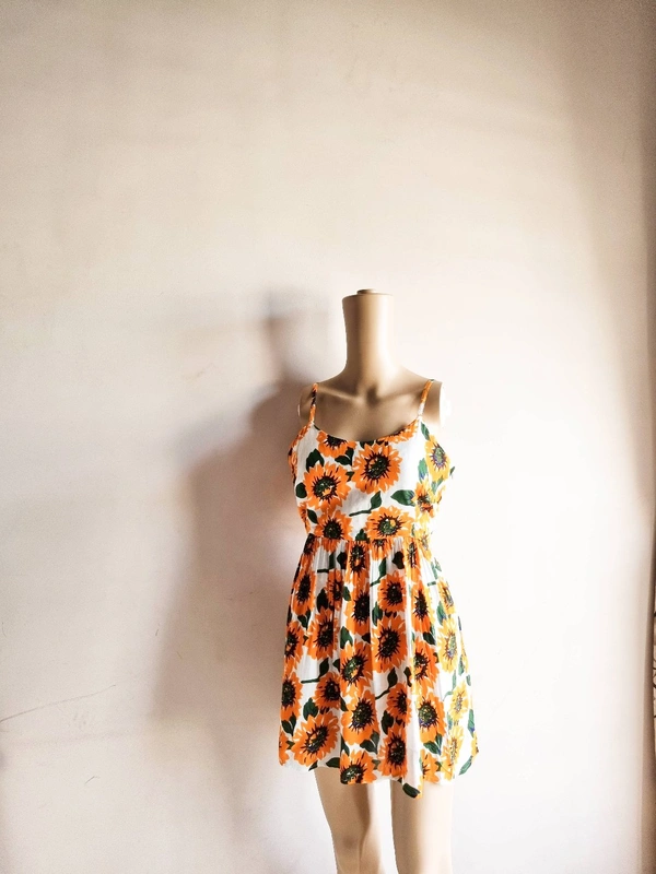Berrylush  Sunflower Dress - Multicolour , S