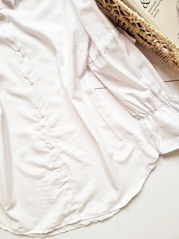 Peplum Top - White, S