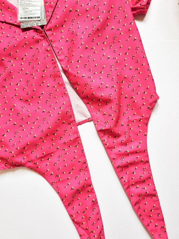 Moda Rapido Tie Up Top  - Hot Pink, M