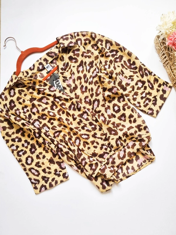 Cheetah Printed Top - Multicolour, L