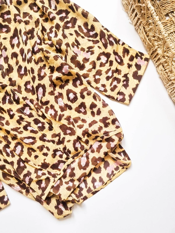 Cheetah Printed Top - Multicolour, L