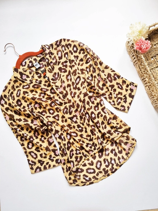Cheetah Printed Top - Multicolour, L