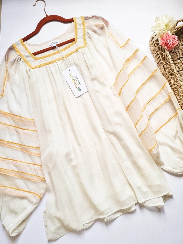 Long Top - L, Off White
