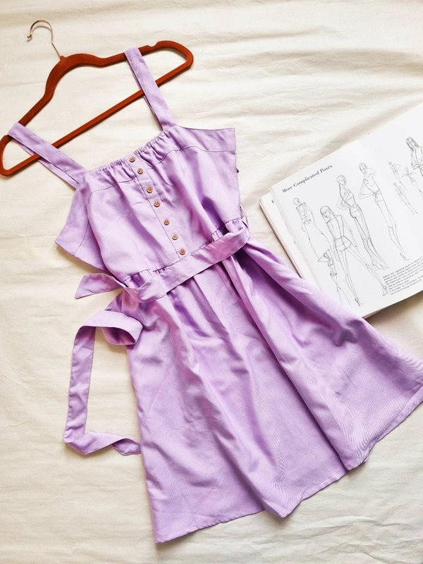 A-Line Drss - Lavender, XL