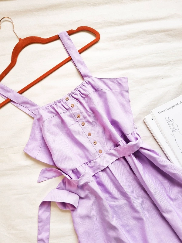 A-Line Drss - Lavender, XL