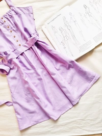 A-Line Drss - Lavender, XL