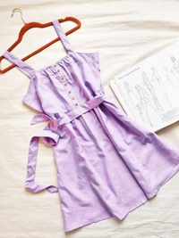 A-Line Drss - Lavender, XL