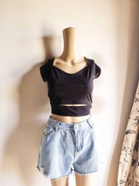 Cut out top - Black, M
