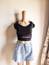 Cut out top - Black, M