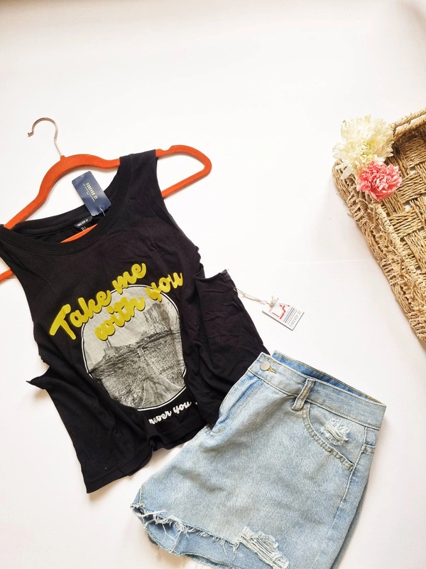 Graphic Tee shirt - Black, L