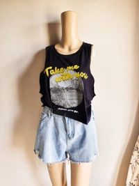 Graphic Tee shirt - Black, L