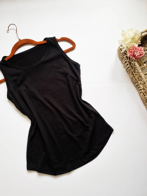Solid top - Black, M