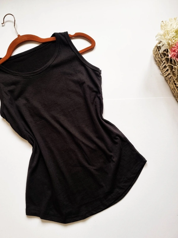 Solid top - Black, M