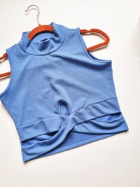 Cut out Top - Blue, S