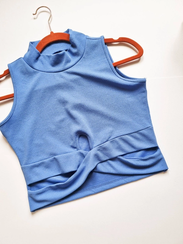 Cut out Top - Blue, S
