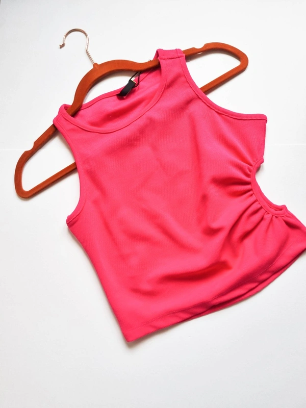 Cut out top - Hot Pink, XS