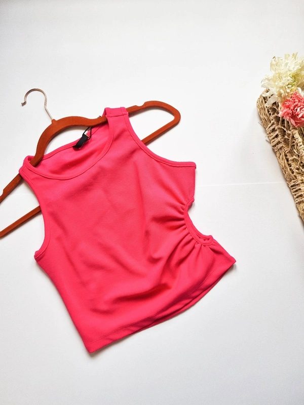 Cut out top - Hot Pink, XS