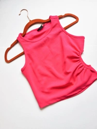 Cut out top - Hot Pink, XS