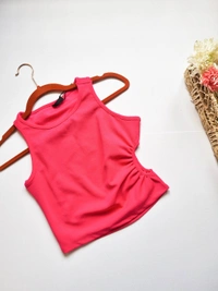 Cut out top - Hot Pink, XS