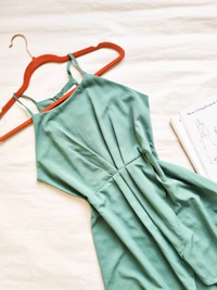 A-line dress - Teal, S