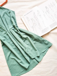 A-line dress - Teal, S
