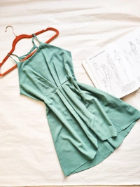 A-line dress - Teal, S