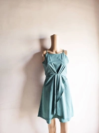 A-line dress - Teal, S
