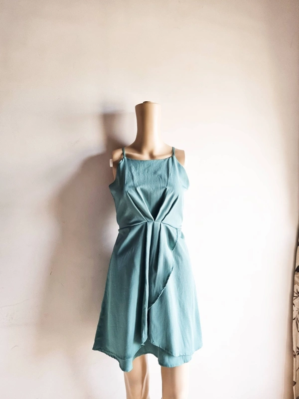A-line dress - Teal, S