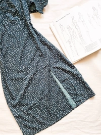 Polka dress - Green, L
