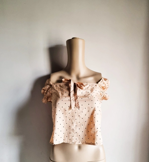 Roadster  Smocked Top - peach, S