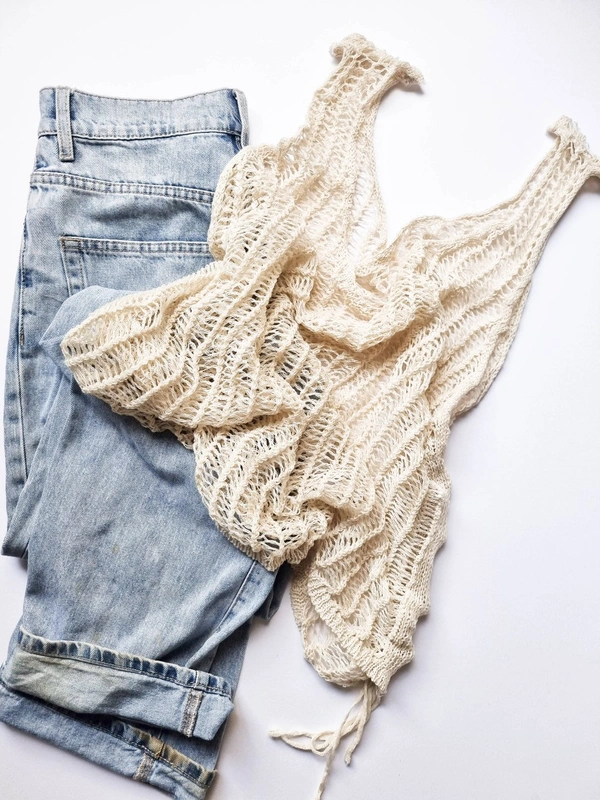 Knit top - Satin Linen, M