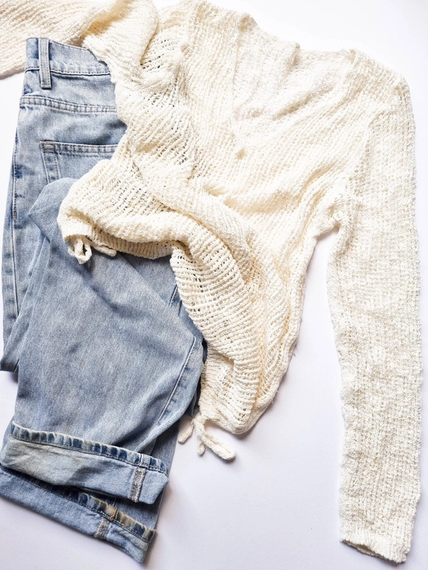 Knit Top - White, S