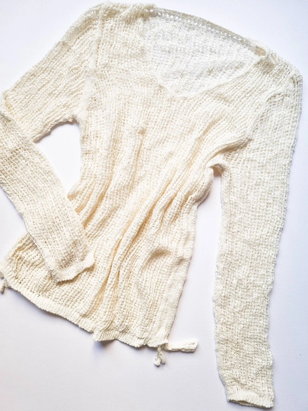 Knit Top - White, S