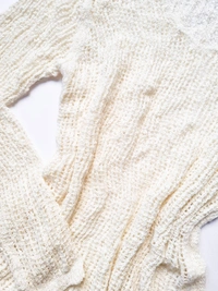 Knit Top - White, S