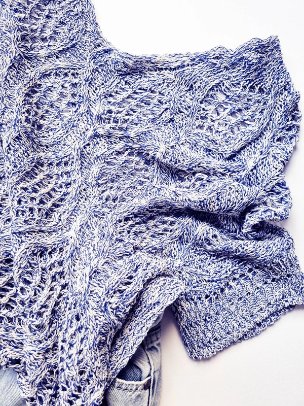 Knit Top - Royal Blue, L