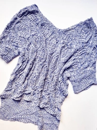 Knit Top - Royal Blue, L
