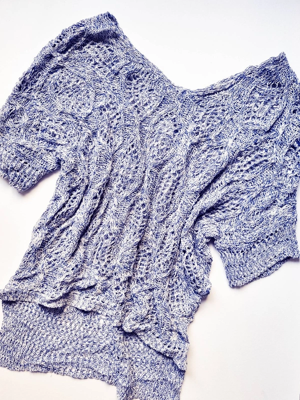 Knit Top - Royal Blue, L