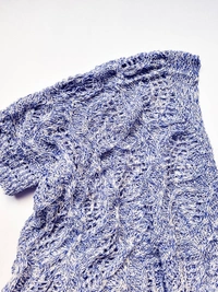 Knit Top - Royal Blue, L