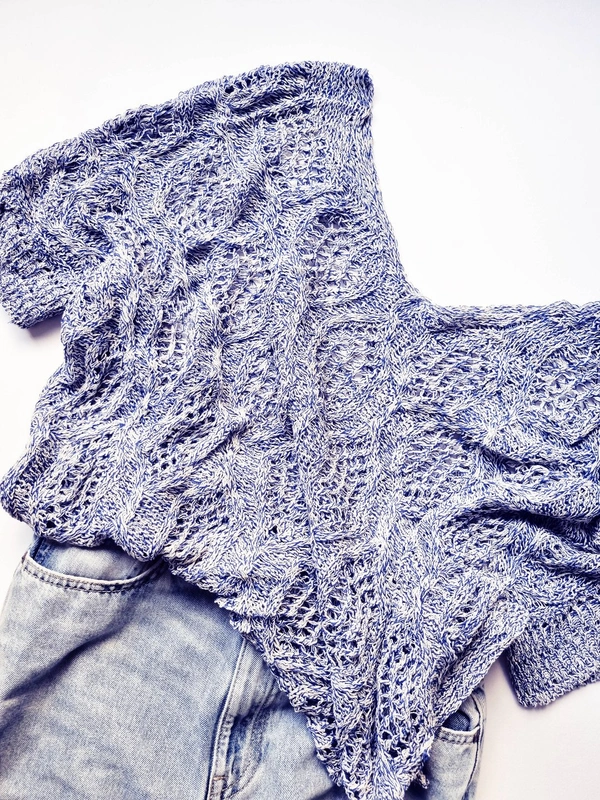 Knit Top - Royal Blue, L