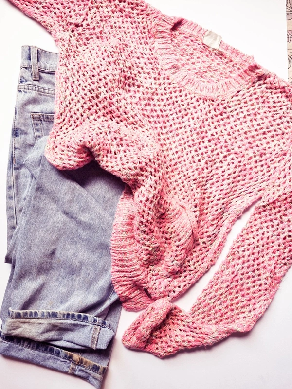 Superdry Knit Top - Persian Pink, M
